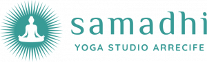 Samadhi logo horizontal azul